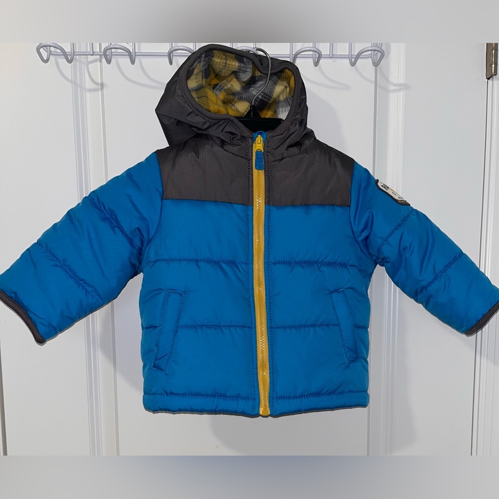 Carter's Yellow and Gray quilted Jacket